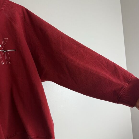 VINTAGE Ruff Ryders DMX Sweater Size 3XL Red Crew Pullover Hip Hop 90s - Picture 3 of 8